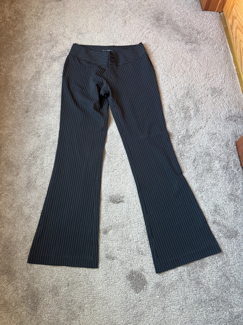 Body Central Pinstripe Blazer Pants Suit Set Black SIZE S Career Chic - Picture 6 of 9